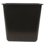 Essential Wastebasket, 13 Quart Rectangular, Black